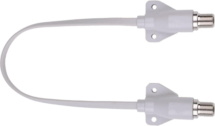 DUR-line® Profi Fensterdurchführung XL - 34cm Kabellänge - Minimale Dämpfung, maximale Schirmung - I