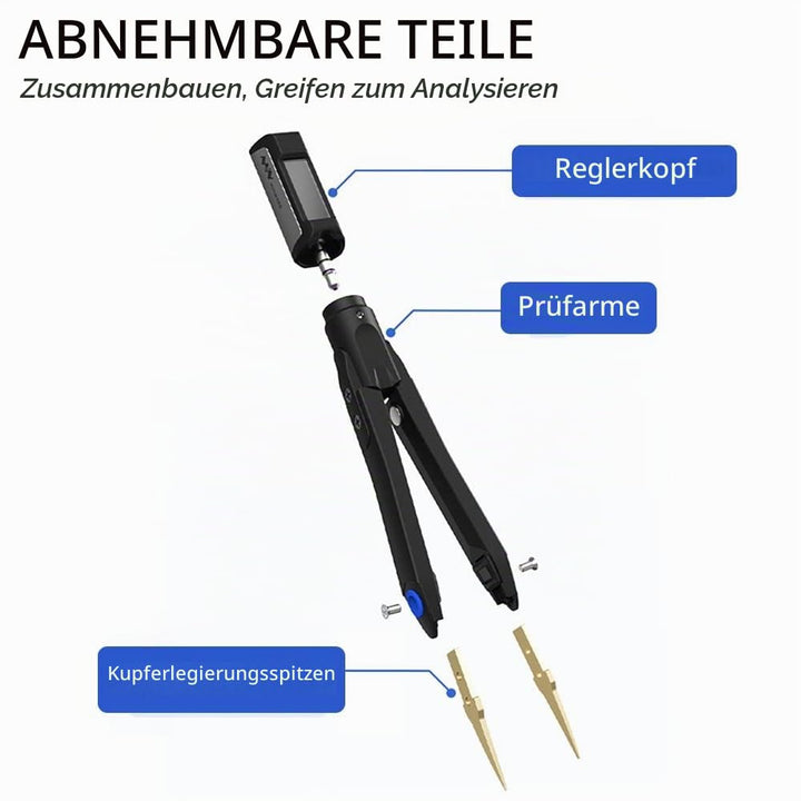 MINIWARE DT71 Digitale Pinzette LCR-Meter-Test für SMD/Widerstand/Kondensator/Induktor/Spannung/Freq