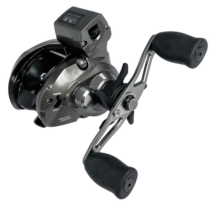 Okuma Konvektor Low Profile Schnurzähler Graphitrahmen Schlepprolle Cv-163d: 180 m - 5,4 kg, 6,3:1 K