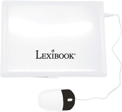 LEXIBOOK JC498i1, Lern-Laptop Zweisprachig Englisch/Französisch, 124 Sprachaktivitäten, Schreiben, M