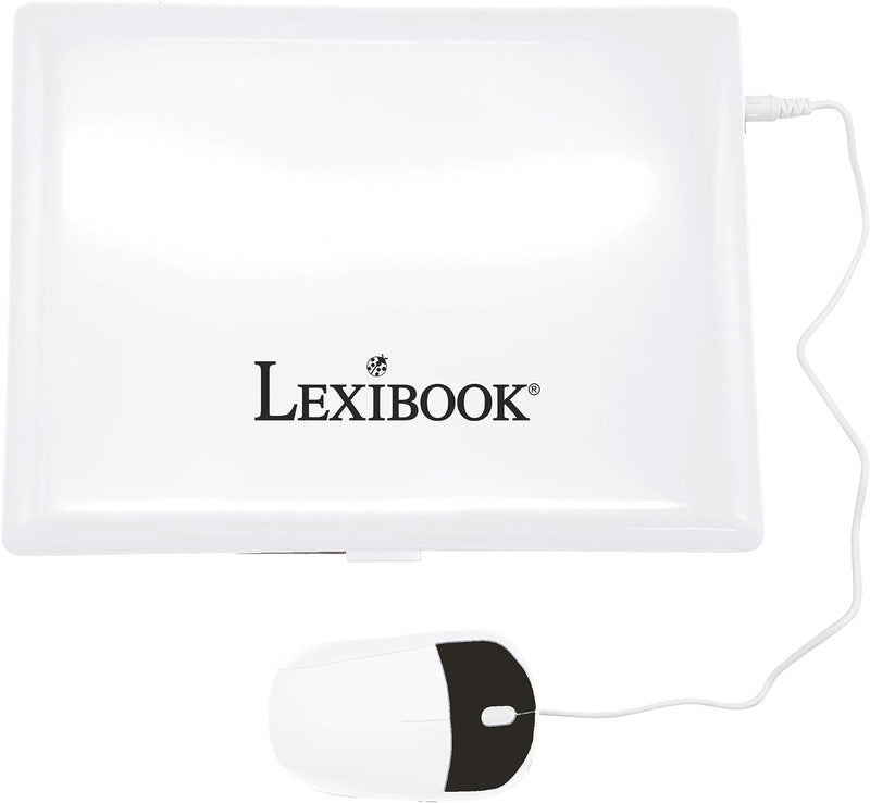 LEXIBOOK JC498i1, Lern-Laptop Zweisprachig Englisch/Französisch, 124 Sprachaktivitäten, Schreiben, M