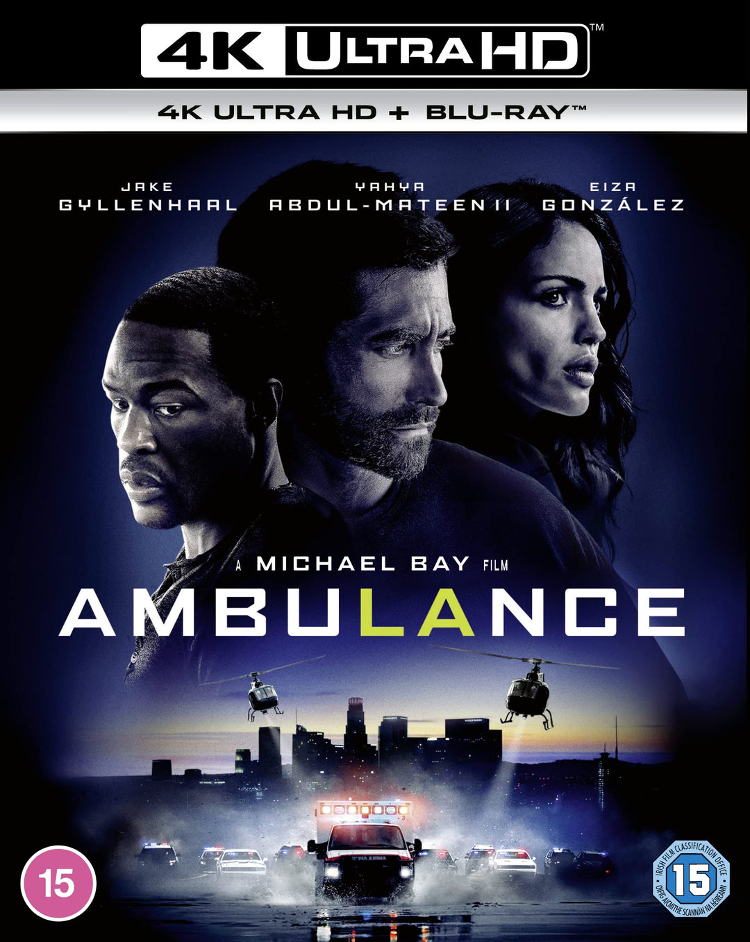 Ambulance [4K Ultra HD] [2022] [Blu-ray] [Region Free], Blu-ray