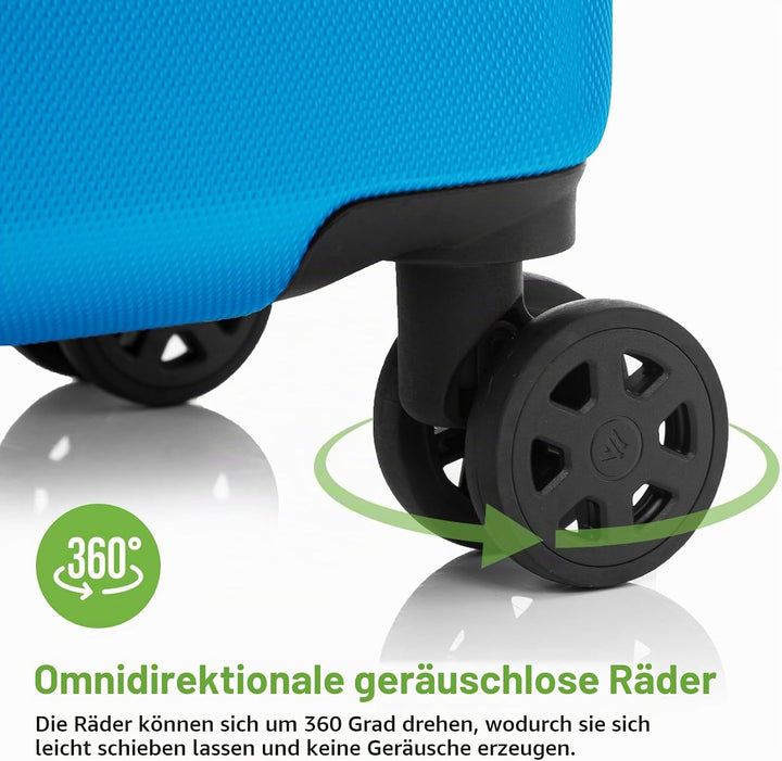 Trolley Koffer, Reisekoffer Suitcase, Rollkoffer Handgepäck, Hartschalenreisekoffer, Teleskopkoffer