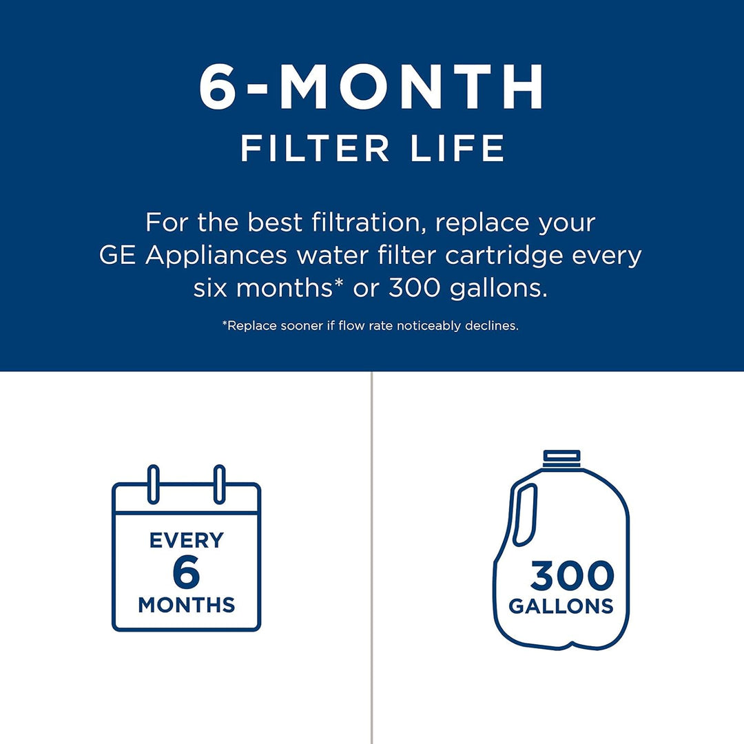 GE MSWFDS Refrigerator Replacement Water Filter-REFRIGERATOR FILTER REPL