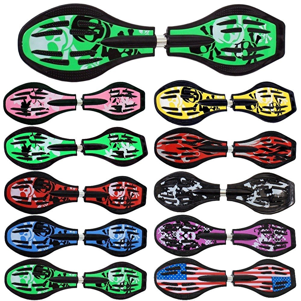 FunTomia Waveboard Original ABEC9 Kugellager inkl. Tasche - Bis 120kg - (Verschiedene Farbdesigns) G