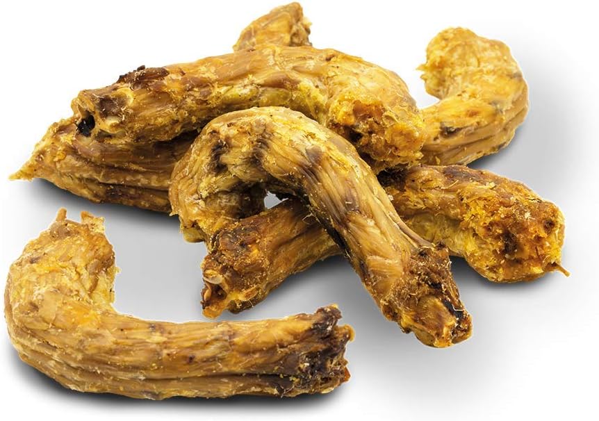 naftie Kausnacks Hühnerhälse getrocknet - für artige Hunde - Vitamine Proteine Calcium - Kauartikel