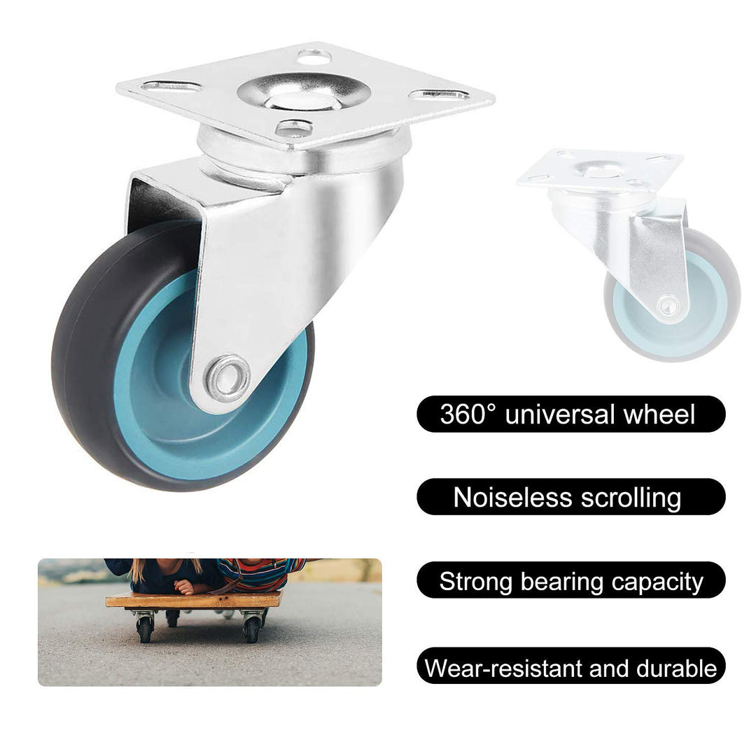 50mm Transportrollen Lenkrollen Schwerlastrollen Strandkorbrollen Möbelrollen Apparaterollen Tragfäh