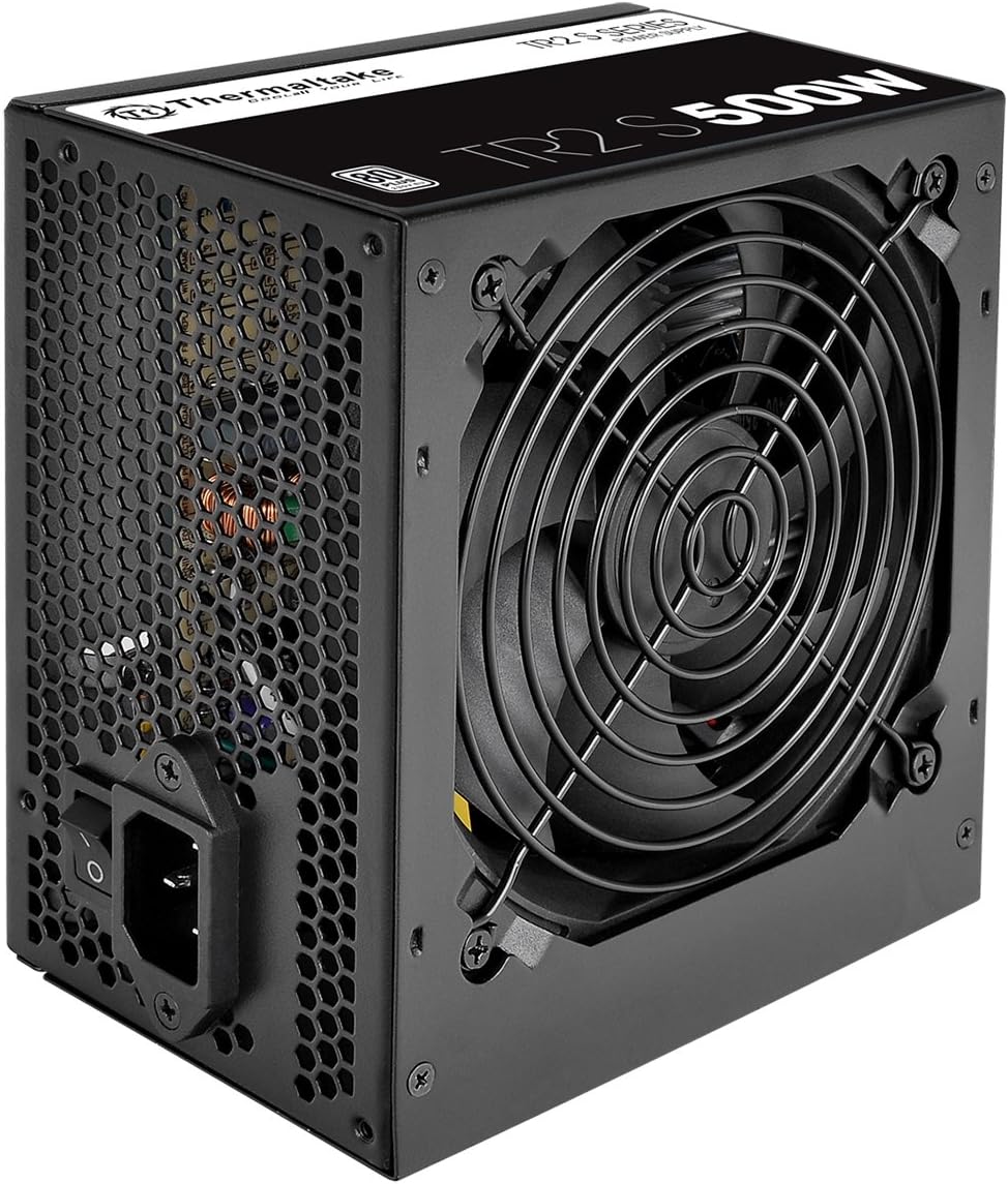 Thermaltake TR2 S 500W | PC-ATX-Netzteil | 80-Plus | leiser 120 Lüfter | EU zertifiziert | schwarz,