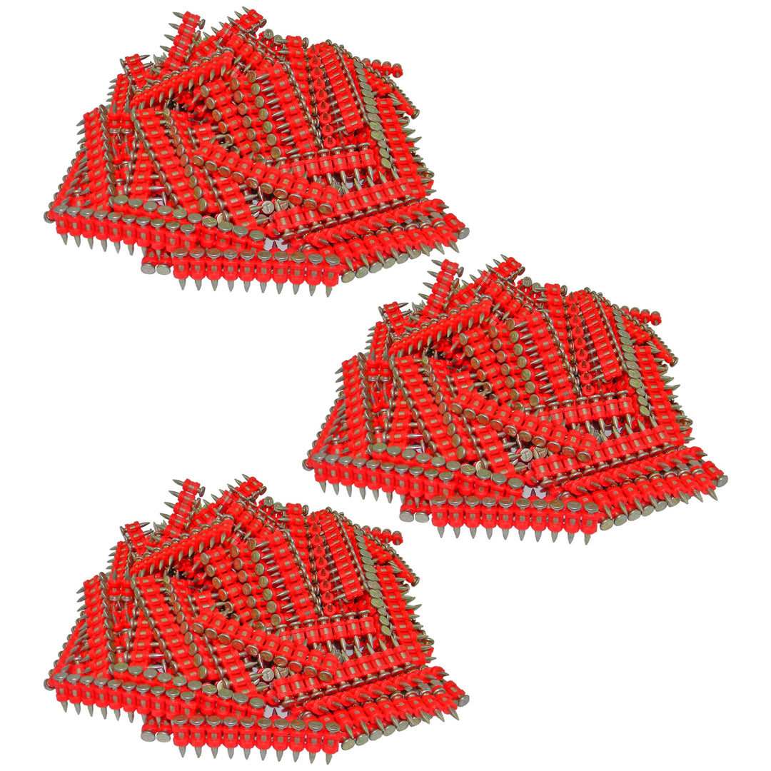Betonnägel 19mm / ø2,6mm, Betonnägel 3000 St., magaziniert Stahlnägel, Betonnägel, Super Stark, HB42