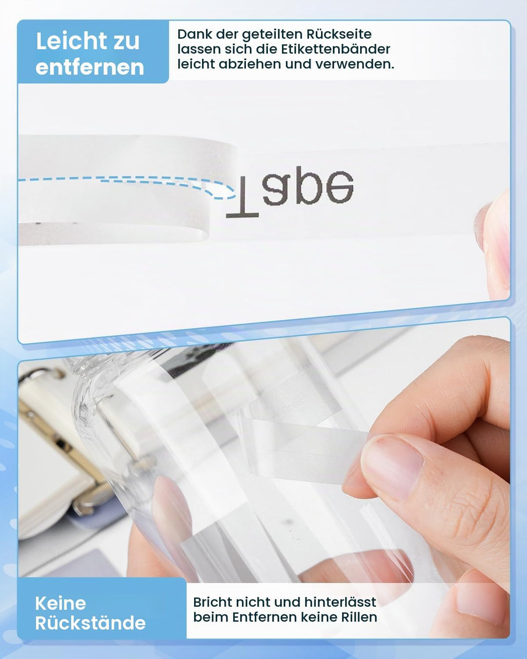 Fimax Clear Tape Cassette 12mm Schriftband Ersatz für TZe-131 TZ-131 Brother P-touch Bänder Transpar