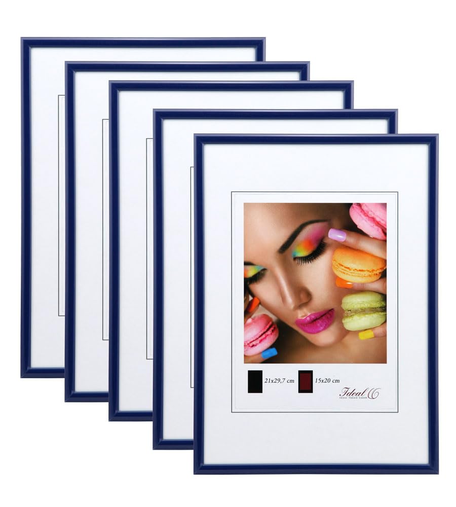 IDEAL TREND New Lifestyle Set Bilderrahmen Wanddeko Collage Poster Rahmen 2er 3er 5er Pack: Farbe: 5