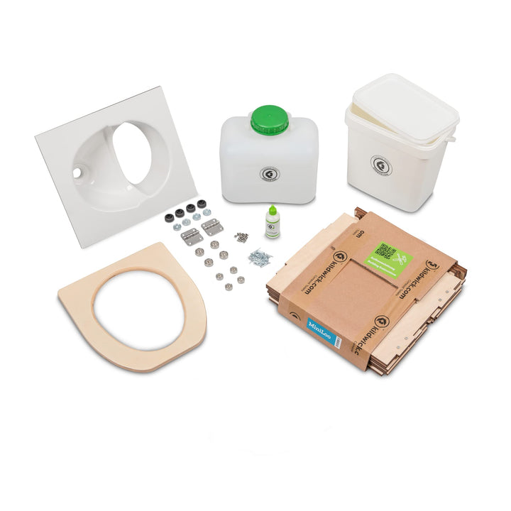 Kildwick MiniLoo Bausatz Campingtoilette/Komposttoilette Weiss, Weiss