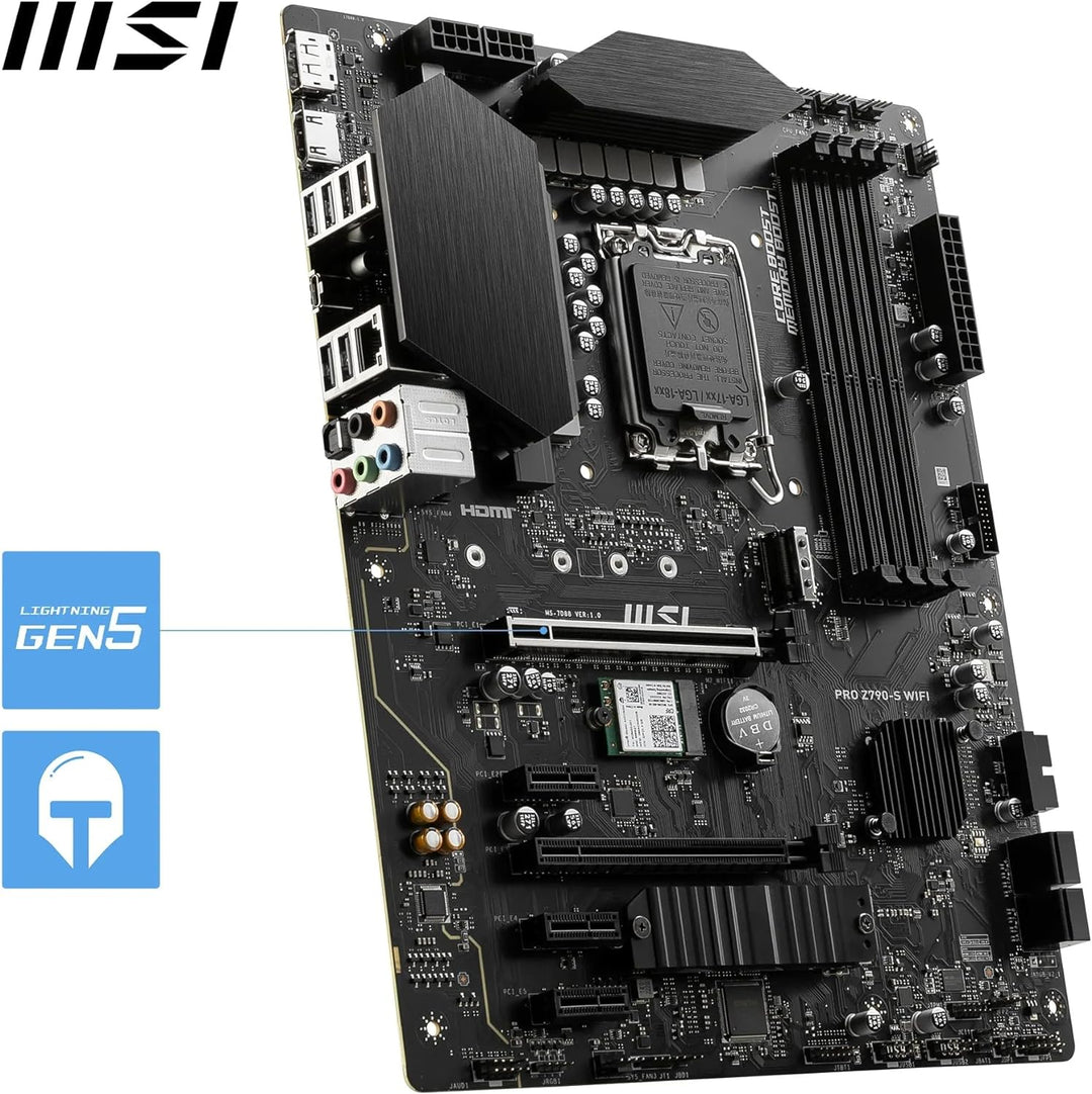 MSI PRO Z790-S WiFi Motherboard, ATX - Unterstützt Intel Core Prozessoren der 12. und 13. Generation