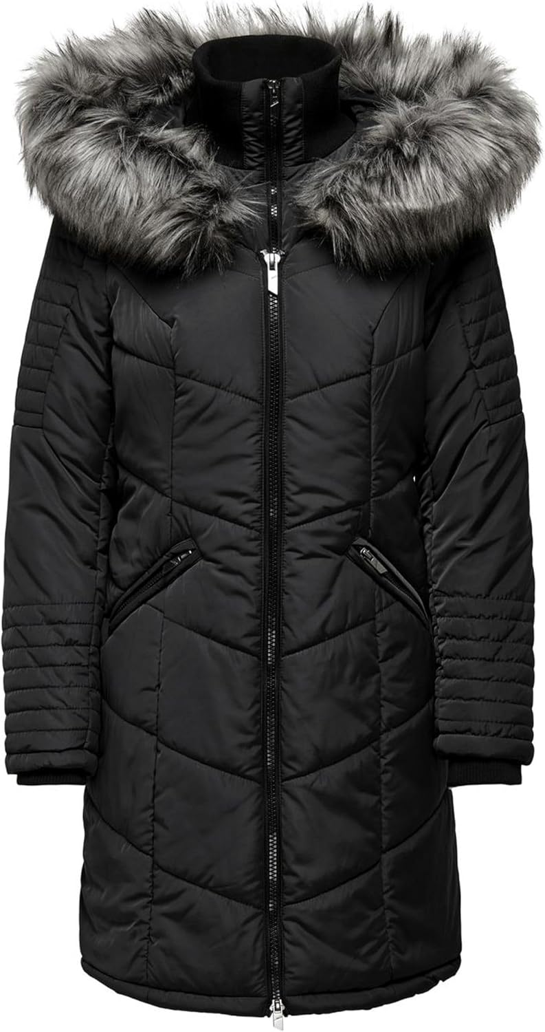 ONLY Female Steppmantel ONLTENNA Steppmantel Schwarz M, Schwarz M