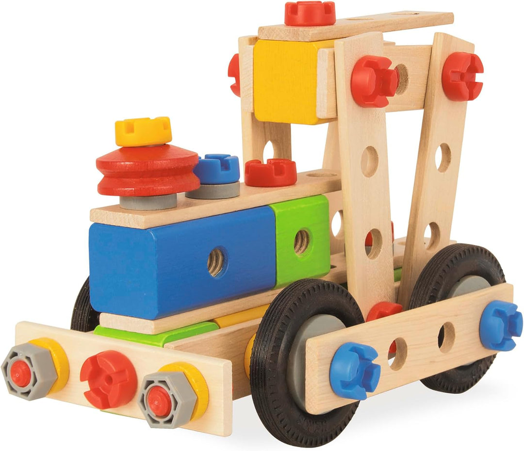 Eichhorn - Constructor Lokomotive, 8 Verschiedene Modelvarianten baubar, Konstruktionsspielzeug mit
