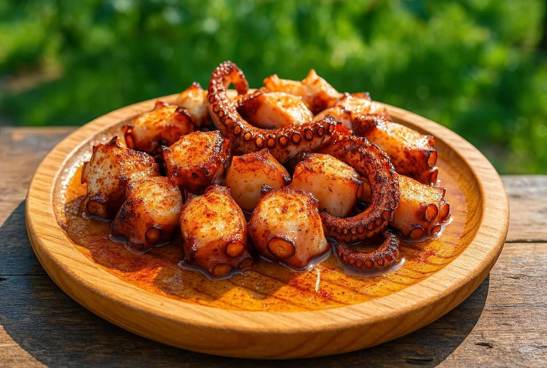 MGE - Holzteller Rund - Holzplatte - Fleischteller - Pizzateller - Schneidebrett - Kiefer - Set von