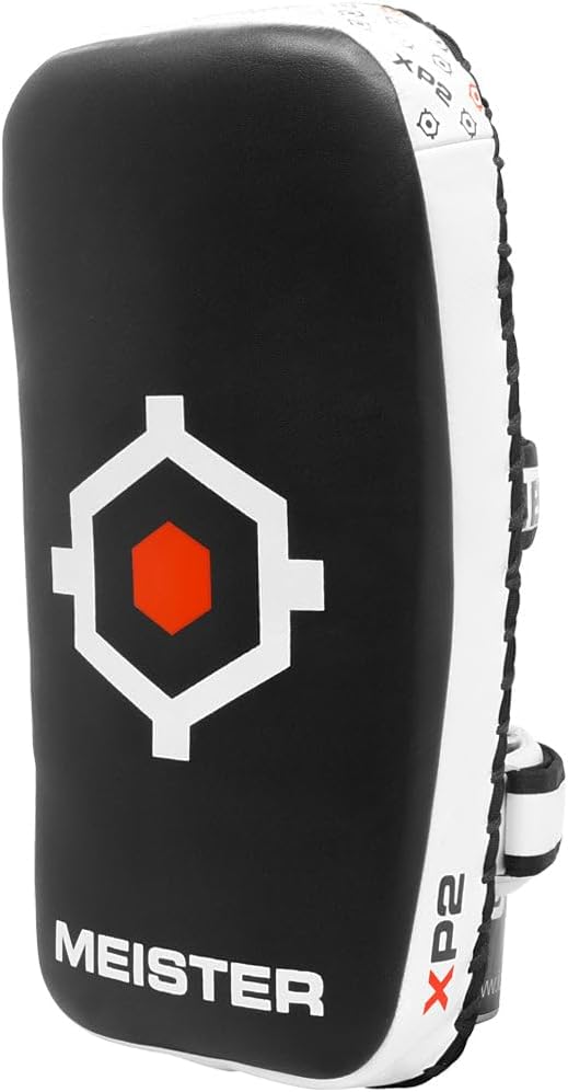 Meister XP2 Professional Curved Thai Pads für Kickboxen & MMA - X-dickes Rindsleder Professional - 1