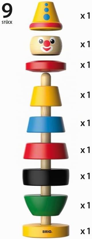BRIO 30120 Clown für Babys und Kleinkinder ab 12 Monaten