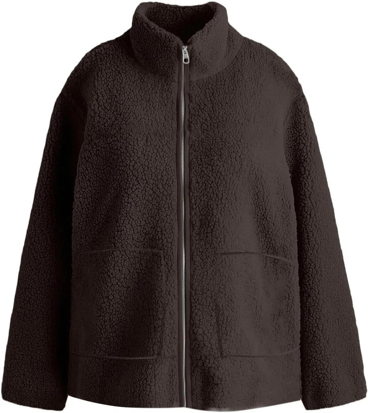 Umstandsjacke mit Babyeinsatz Warm Teddy Fleecejacke Umstands Baumwolljacke Winter Umstandsmode 2 in