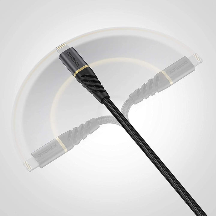 OtterBox verstärktes, umflochtendes Premium USB-C auf Lightning Kabel, Mfi zertifiziert, Schnelllade