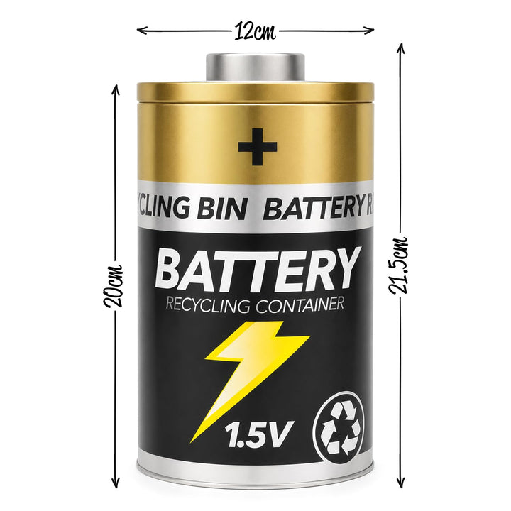 CKB LTD Batterie-Abfall-Recycling-Abfallbehälter klein, für gebrauchte Batterien neuartiges Design z