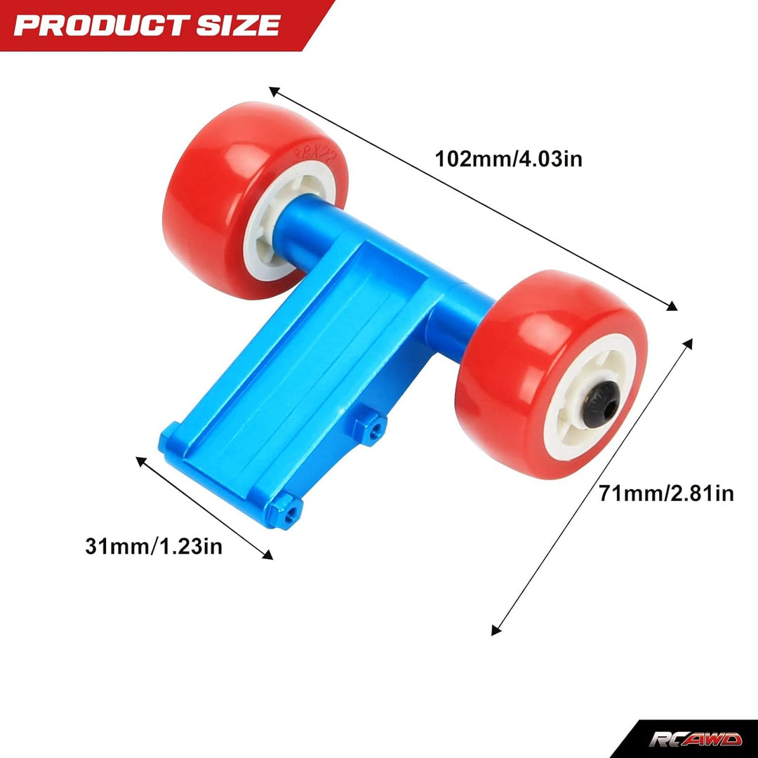 RCAWD Legierung Wheelie Bar Set für Arrma 1/8 6S BLX Typhon Notorious Outcast Kraton Talion RTR & EX