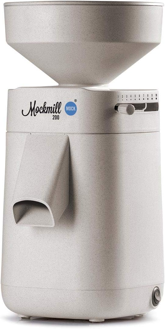 Getreidemühle Mockmill 200 | Made in Germany | Edelkorund und Keramik Mahlstein (Mockmill 200 + 2,5k