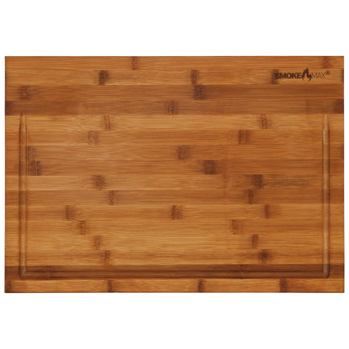 smokemax 2-1 60er Bambus Holzblock Schneidebrett & Servierbrett in Einem Bambusblock 2-1 60er Giga,