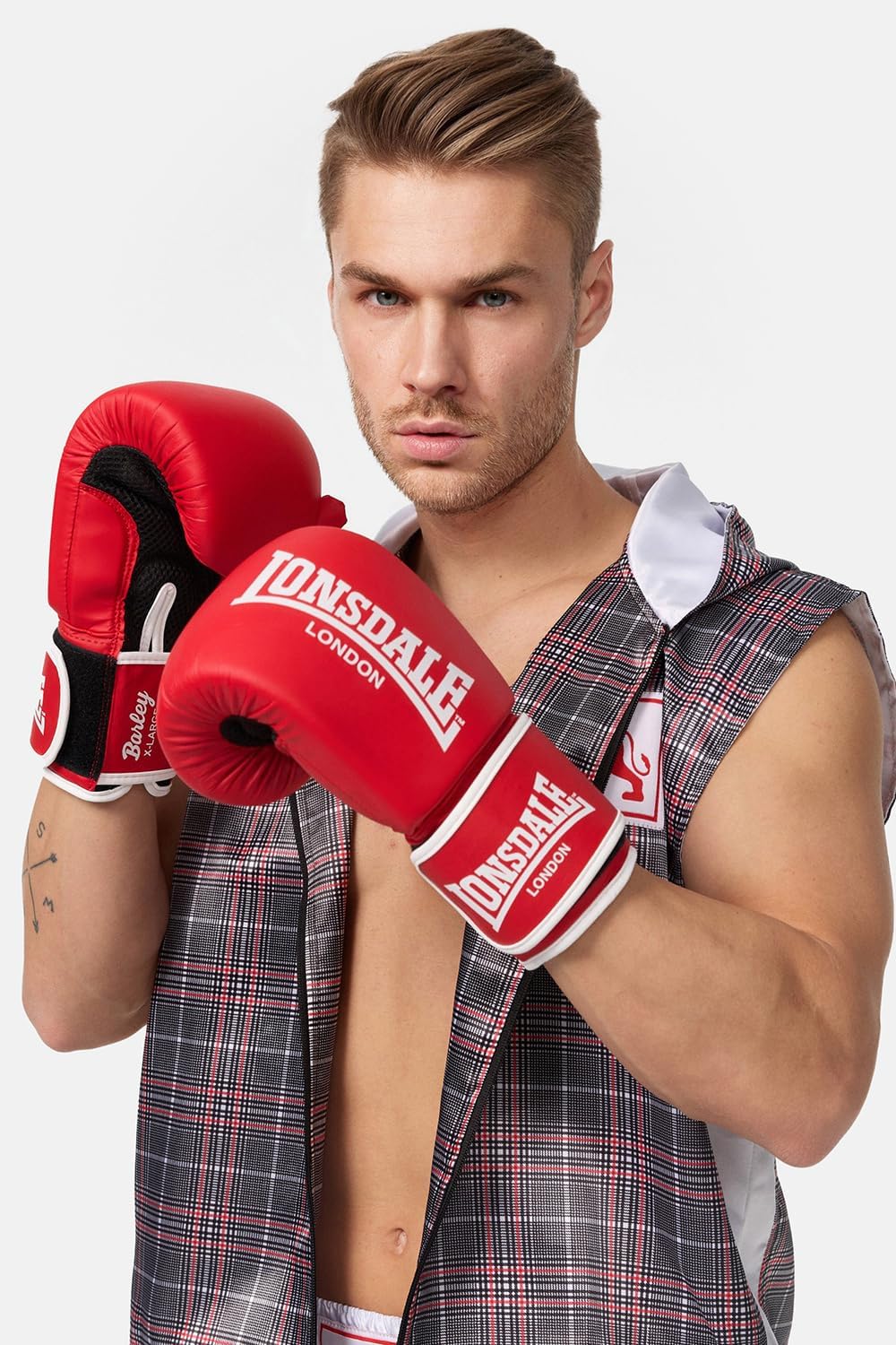 Lonsdale Boxsackhandschuhe aus Kunstleder Barley, S