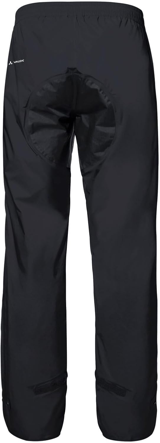 VAUDE Herren Men's Drop Pants Ii Regenhose L Black Uni, L Black Uni