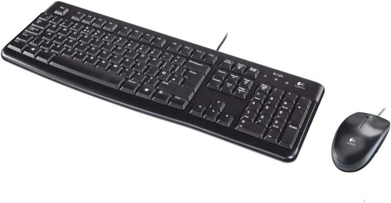 Logitech MK120 Kabelgebundenes Set mit Tastatur und Maus für Windows, Portugiesisches QWERTY-Layout