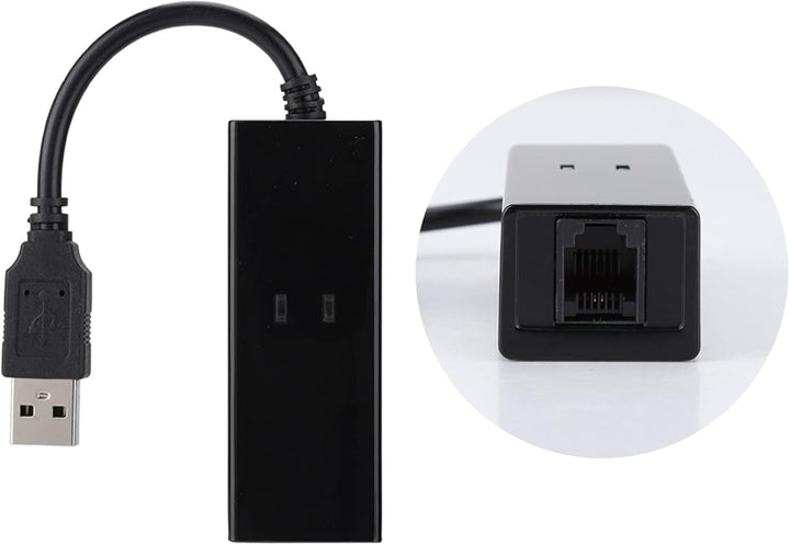 ciciglow Externes USB-56K-DFÜ-Modem für Win7 Win8 Win10 XP, Quick Connect, Fax-Datenmodem