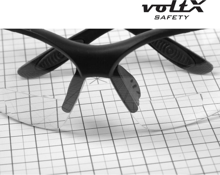 voltX 3 x Constructor' BIFOKALE Schutzbrille mit Lesehilfe (+1.0 Dioptrie klare, gelbe & rauchgraue