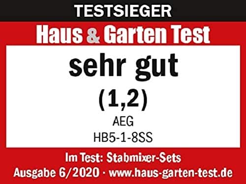 AEG,950008642, AEG HB5-1-8SS Schwarz/Silber