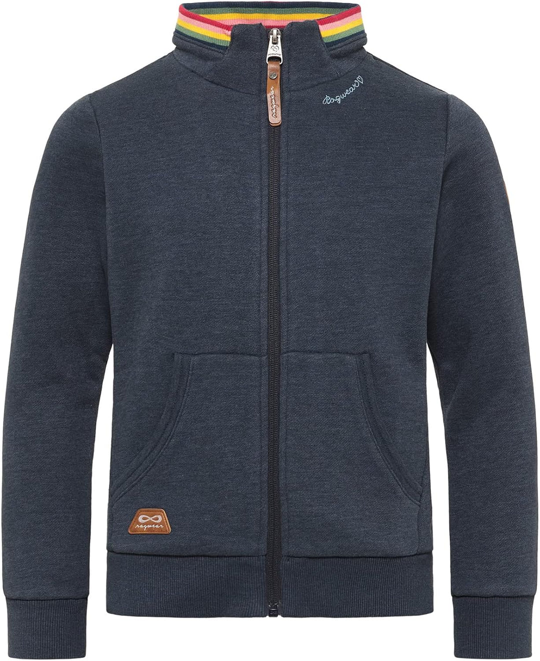 Ragwear Majda Mädchen Sweatjacke Sweasthirt mit Reisverschluss Cardigan Strickjacke Jacke Übergangsj