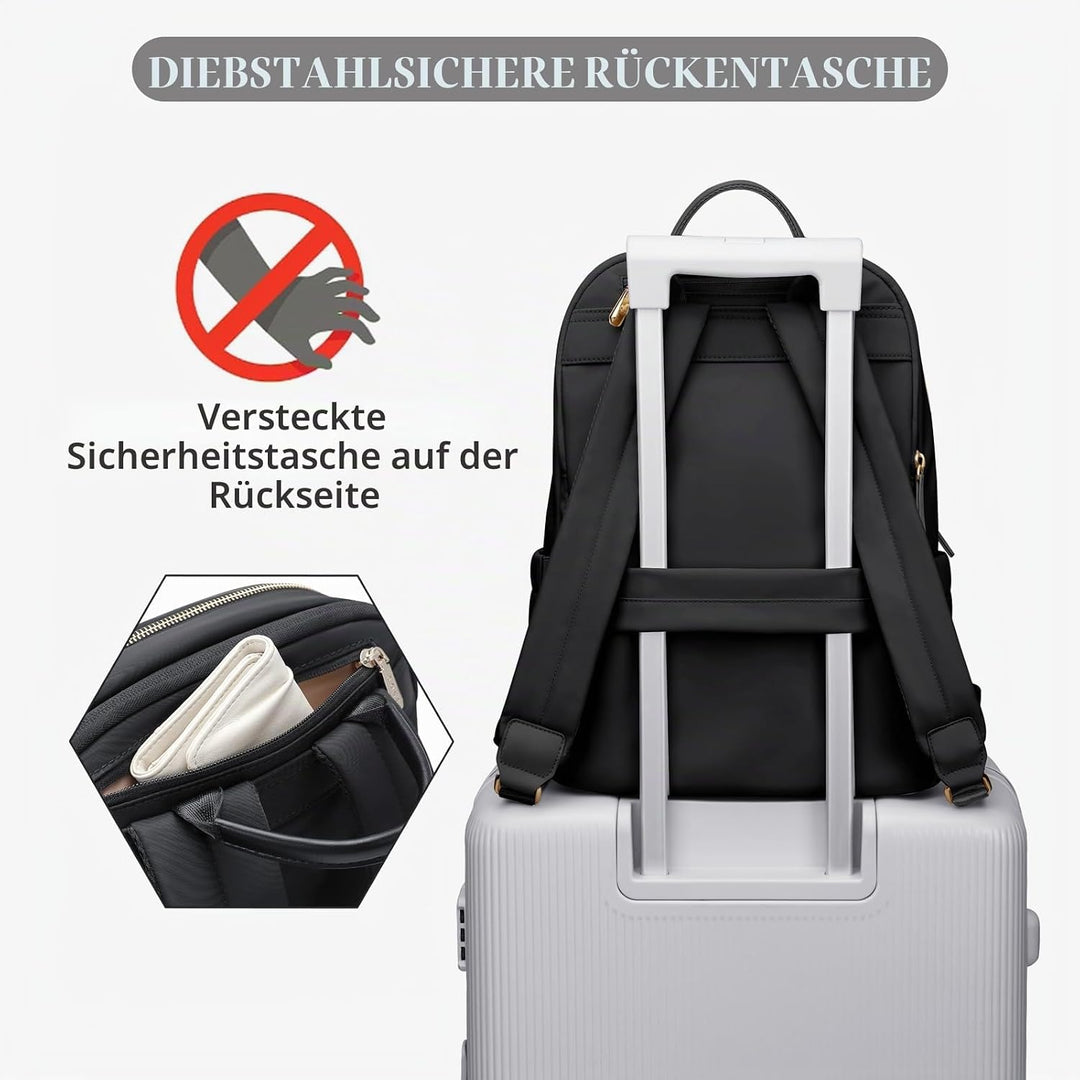 GOLF SUPAGS Laptop Rucksack für Damen Casual Daypack für Arbeit Reisen College Schulrucksack Handtas