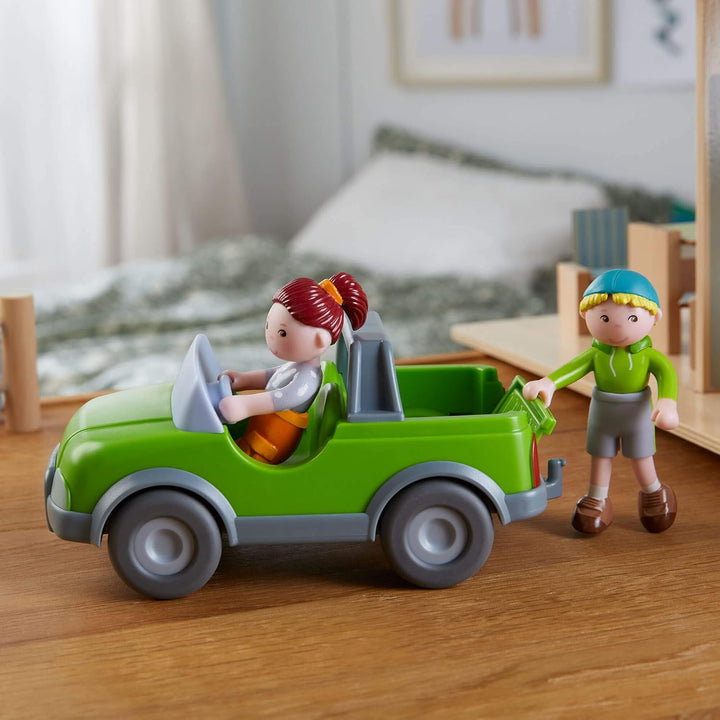 HABA 306703 - Little Friends Spielset Draussen unterwegs, Zubehör für Biegepuppe ab 3 Jahren