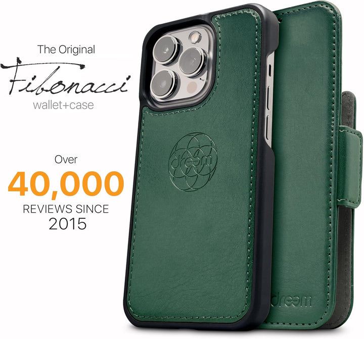 Dreem Fibonacci iPhone 14 Plus Brieftaschen-Etui / 2-in-1 stossfestes Etui und abnehmbares Folio aus