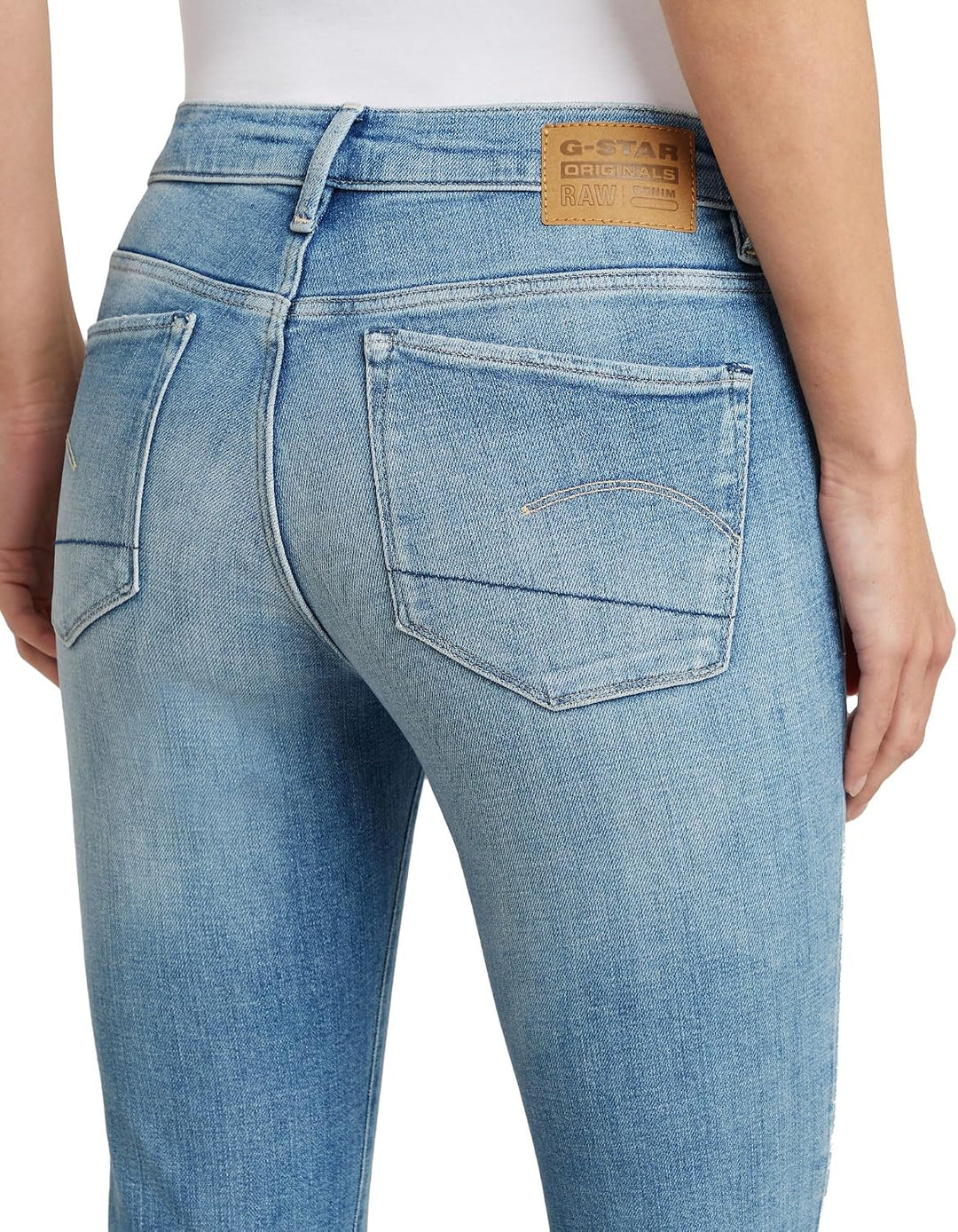 G-STAR Damen 3301 Flare Jeans 23W / 30L Blau (Sun Faded Summer Sky D21290-d441-h099), 23W / 30L Blau