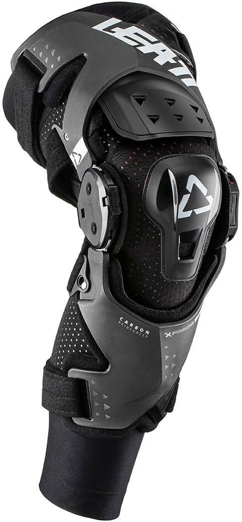 Leatt Knieorthese X-Frame Hybrid Paar, Schwarz Schwarz XX-Large, Schwarz XX-Large