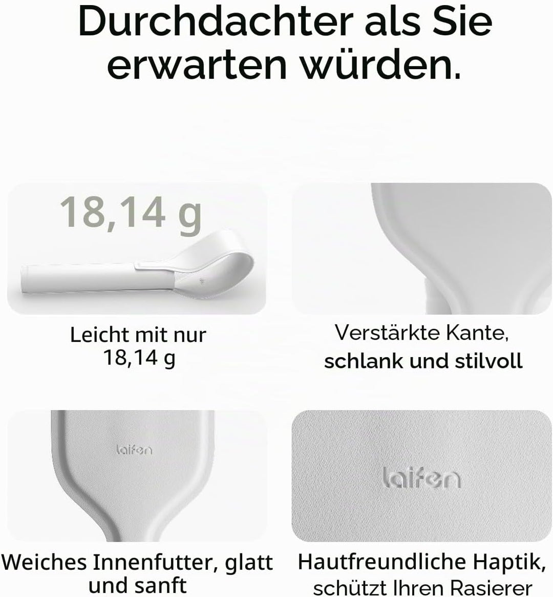 Laifen T1 Pro Schutzhülle für Elektrorasierer (Weiss)