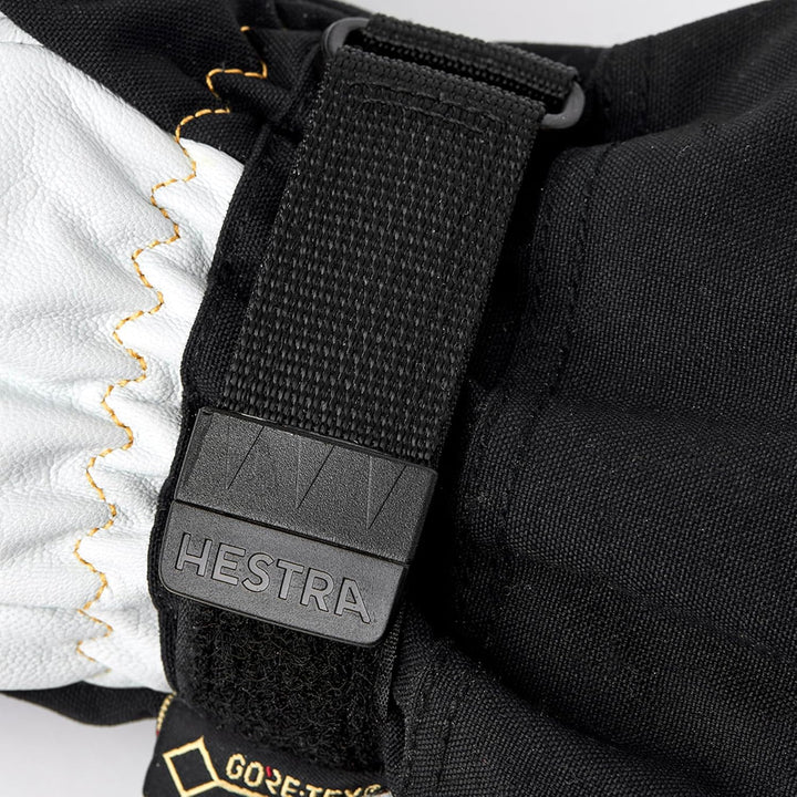 Hestra Army Leather Gore-Tex Long Warm Ski/Ride Glove 4 UK Schwarz, 4 UK Schwarz