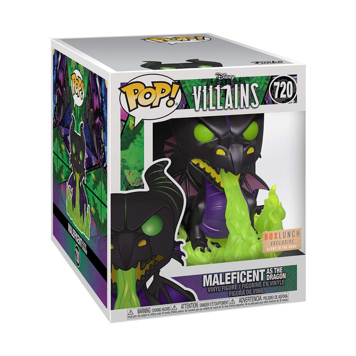 Funko Pop Disney Villains Maleficent as the Dragon Glow in the Dark Exclusive 720