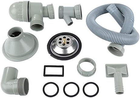 Küchenspüle Edelstahl, mit Abflussrohr, Spülbecken 1 Becken, eingebettete Installation, Spüle, Prima