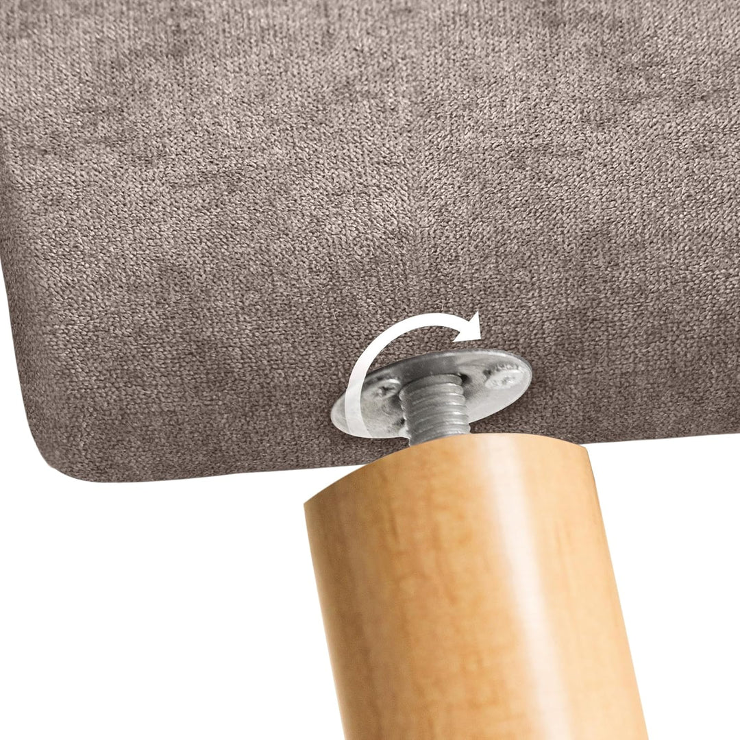 DHOME Kopfteil aus Kunstleder oder Stoff AQUALINE Pro Kopfteil Polsterkopfteil Luxusbett (Kuntsleder