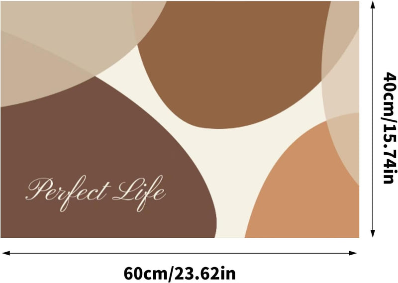 YeahBoom Super Absorbierende Bodenmatte,40 * 60cm Schmutzabweisend Bodenmatte Für Bad,rutschfest Küc