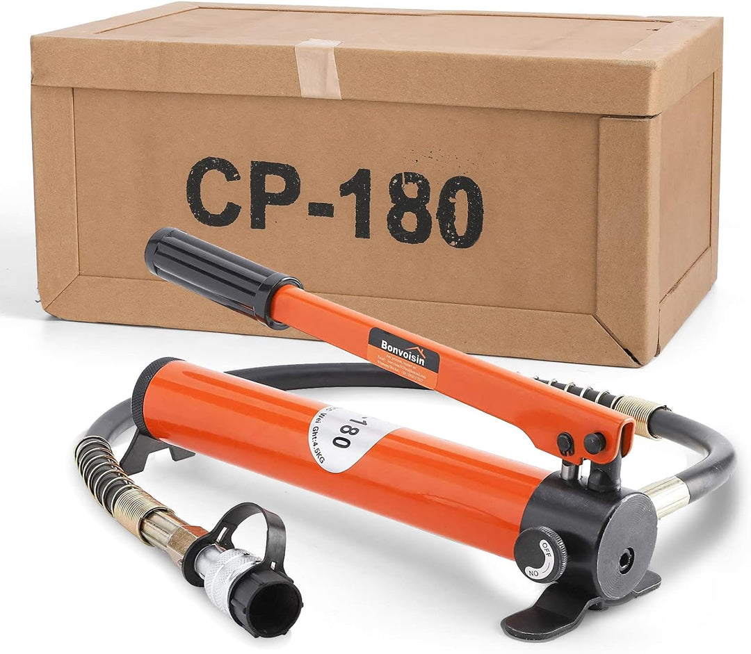 CP-180 Manuelle Hydraulikpumpe Handpumpen-Schlauchkupplung für 10T/20T Hydraulikzylinder Hydraulikro