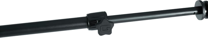 Gator Frameworks Stativ-Mikrofonständer mit Softgrip-Drehkupplung, Auslegerarm und 3/8"- und 5/8"-Ad
