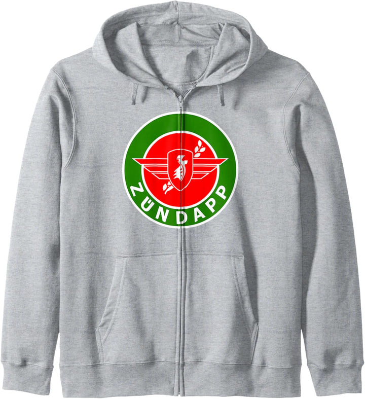 Vintage Zundapp Motorrad Design Kapuzenjacke