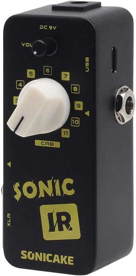 SONICAKE Sonic IR Gitarre Bass Effektpedal Lautsprecherbox Simulator Impulsantwort Lader, IR